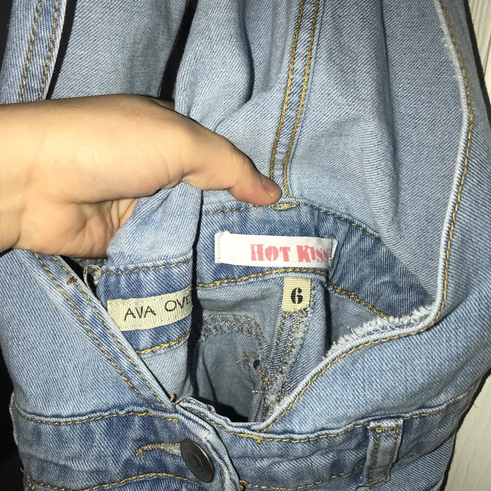 Distressed Ripped Overalls - Picture 3 of 3